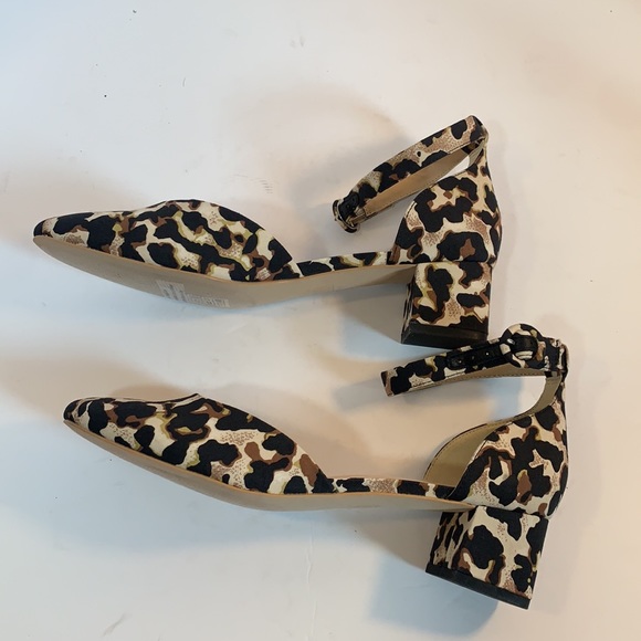 Cabi animal print block heel shoes size 9 - Picture 5 of 9